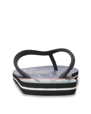 Jack & Jones Palm Print Flip Flop - Navy