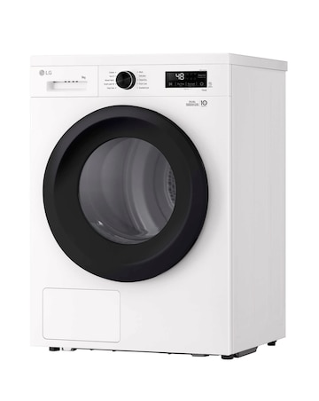 LG X 10 RHX1009NWK 9kg Heat Pump Tumble Dryer - White + Install