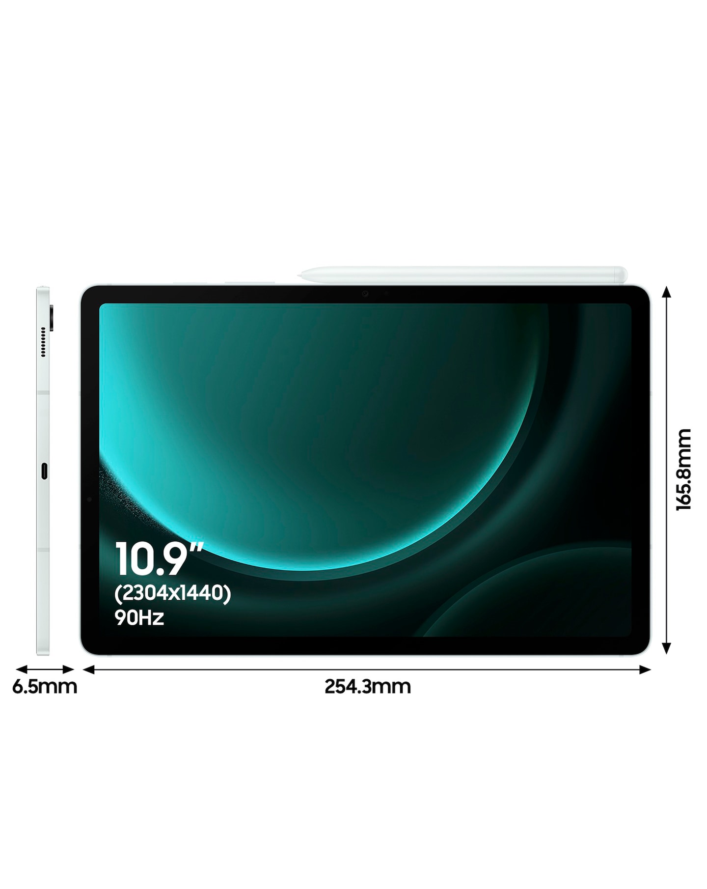 Samsung Galaxy Tab S9 FE 10.9in 256GB WiFi Tablet - Light Green