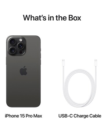 Apple iPhone 15 Pro Max 1TB - Black Titanium