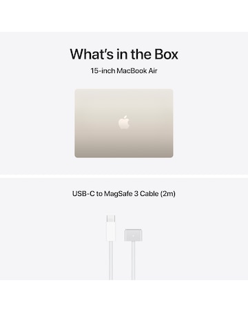 Apple MacBook Air (M5, 2026) 15in 10-core CPU 10-core GPU 16GB 512GB - Starlight