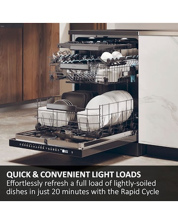 Haier I-Pro Shine XF1C3TB1FW-80 11 Place Slimeline WiFi Dishwasher White Install