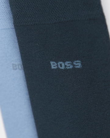BOSS 2 Pack Bamboo Socks - Blue