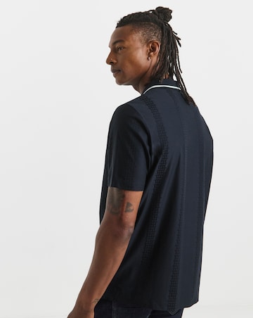 Ted Baker Zip Neck Orbite Polo Shirt