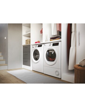 Hoover H-DRY 350 HRE C10TE-80 10kg Condenser Tumble Dryer White + Install