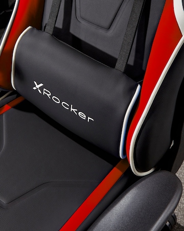 X Rocker Agility Compact eSports Gaming Chair for Juniors - Black / Red