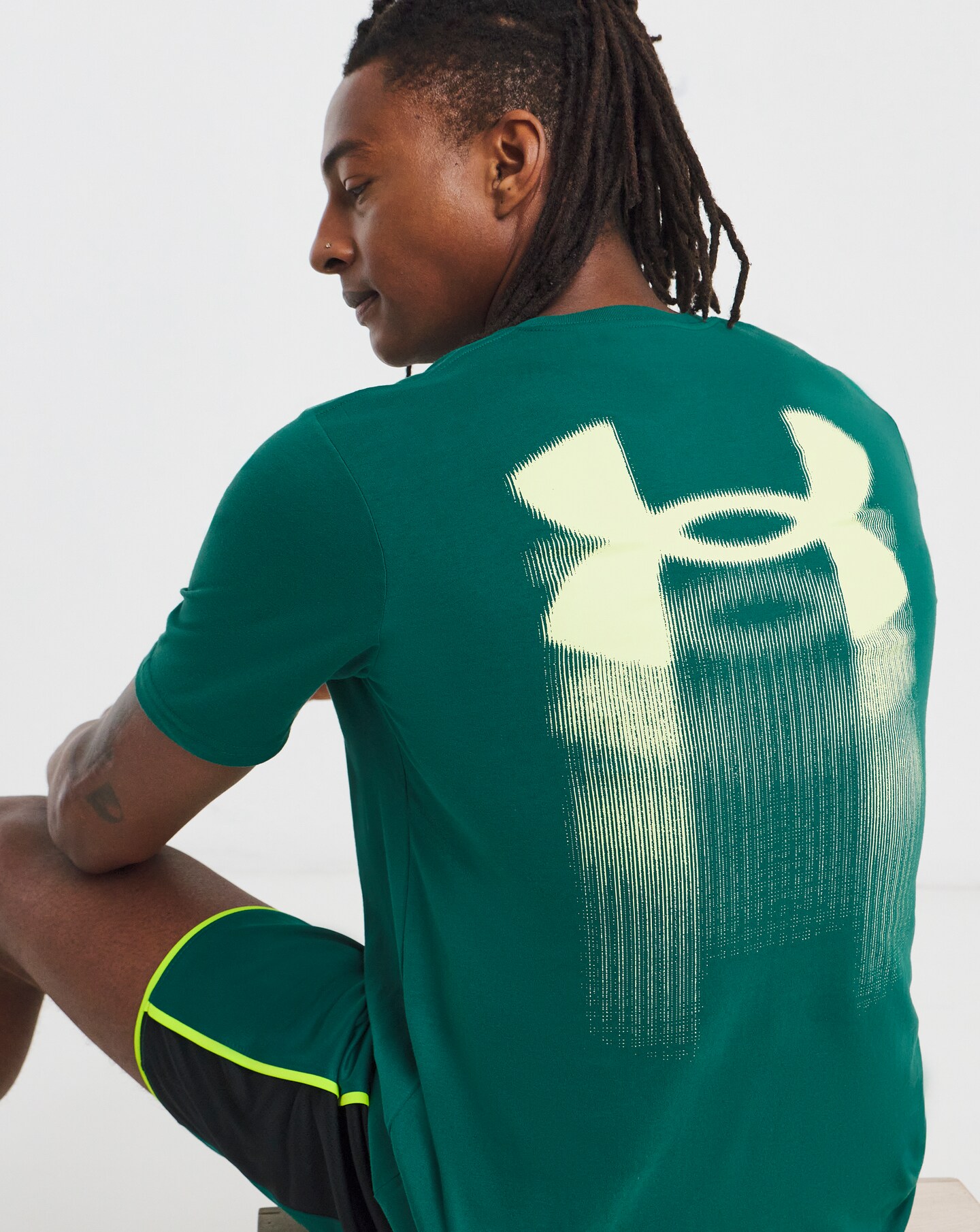 Under Armour Back Print Large Blur Logo T-Shirt