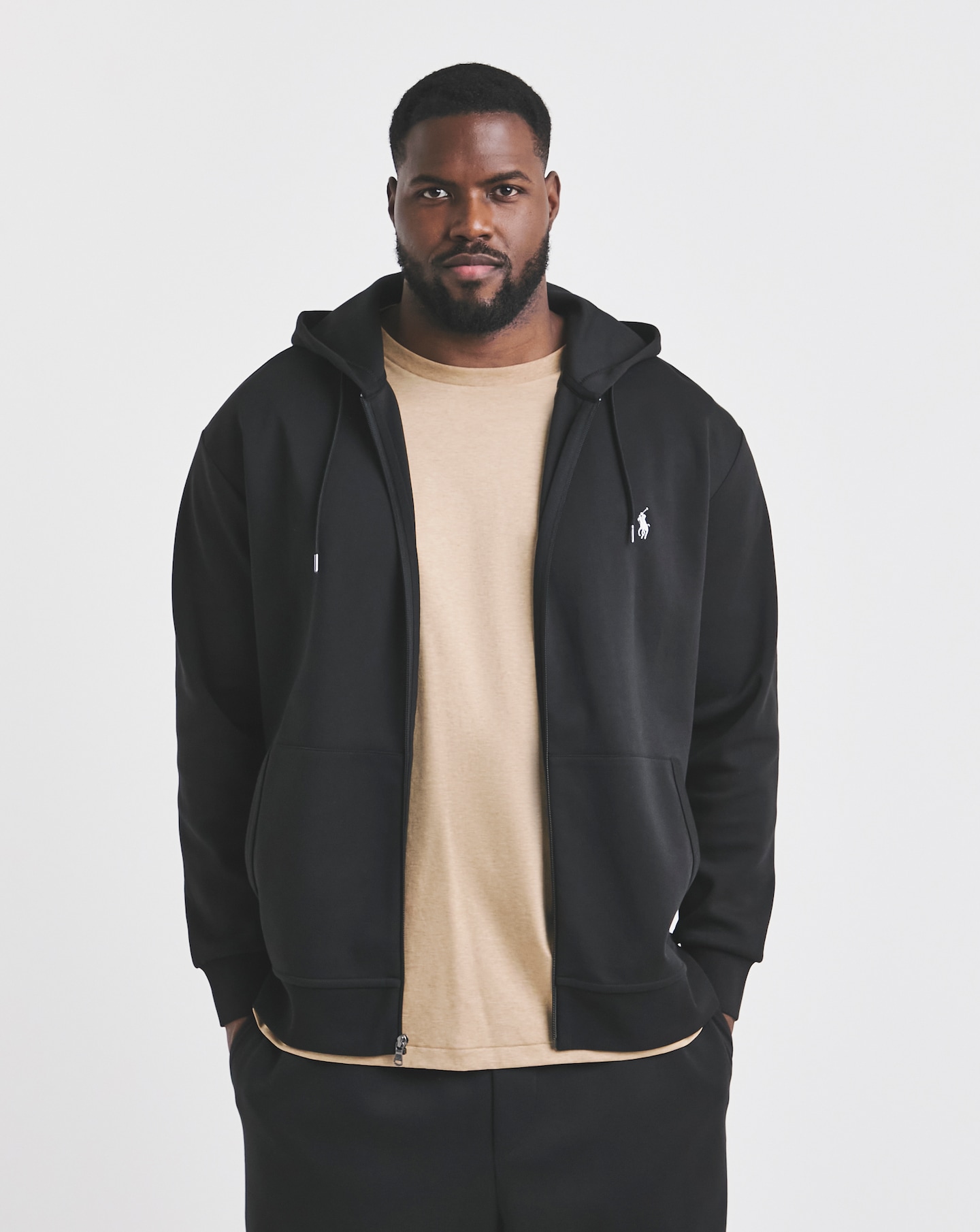 POLO RALPH LAUREN パーカー ブラック cboy archive POLO RALPH LAUREN Boy'S Logo Full Zip Hoodie - Black