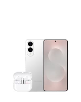 Samsung Galaxy S25 Edge 512GB Silver &amp; Samsung Galaxy Buds3 Pro White Bundle