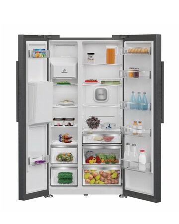Hotpoint HPG2 6574W XBR5UK American Fridge Freezer FreshShield Inox + Install