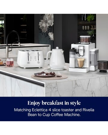 De'Longhi Eclettica KBY3001.W White Kettle