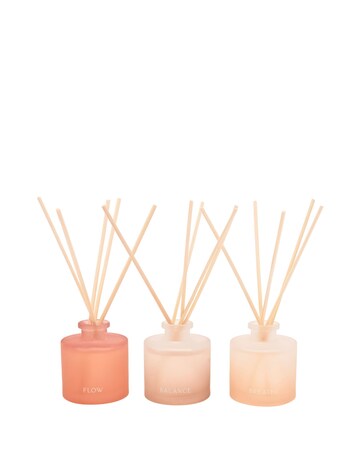 Serenity 'Tranquil' 50ml Diffusers Set of 3 - Flow, Balance and Breathe
