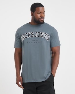 Jack &amp; Jones Caleb Varsity T-Shirt - Blue