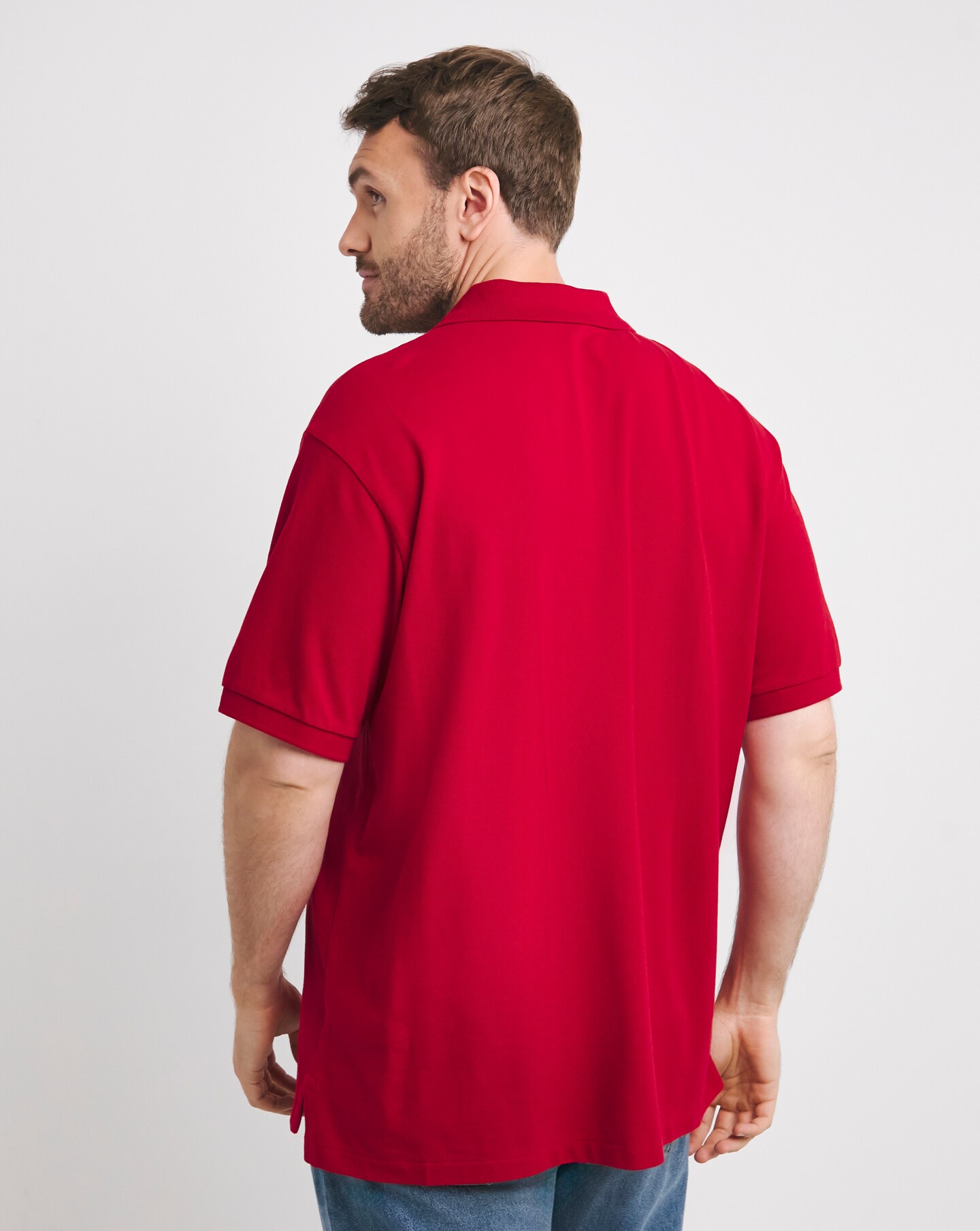 Polo Ralph Lauren Classic Short Sleeve Red Polo | Jacamo
