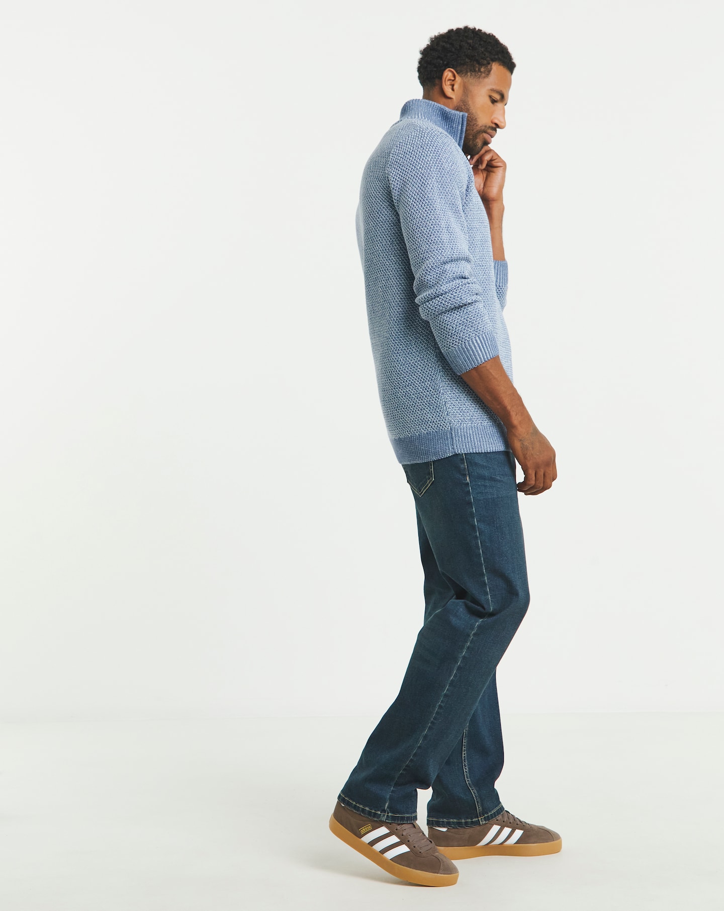 Joe Browns 1/4 Zip Knitted Jumper | Jacamo