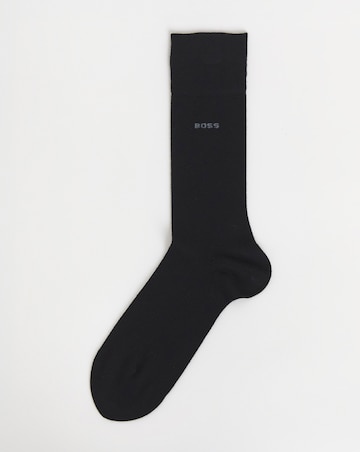 BOSS 2 Pack Bamboo Sock - Beige Multi