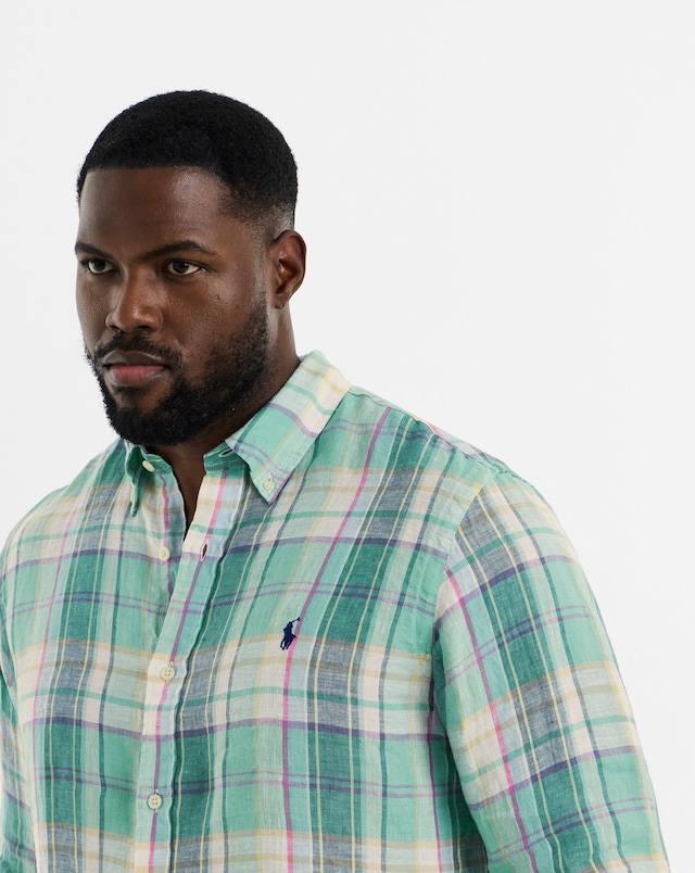 Polo Ralph Lauren Long Sleeve Check Shirt - Green