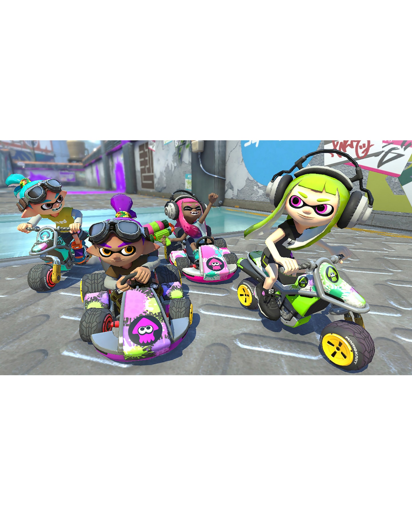 Nintendo Switch OLED White Console + Mario Kart 8 Deluxe bundle