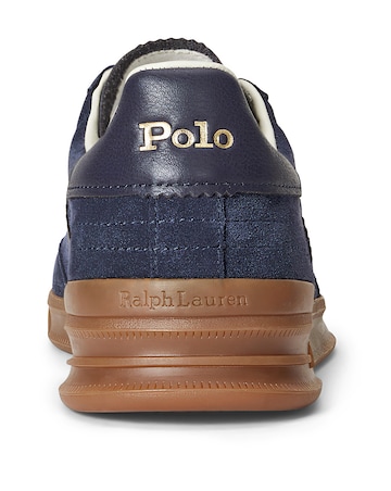 Polo Ralph Lauren Heritage Aera Suede Trainers - Navy