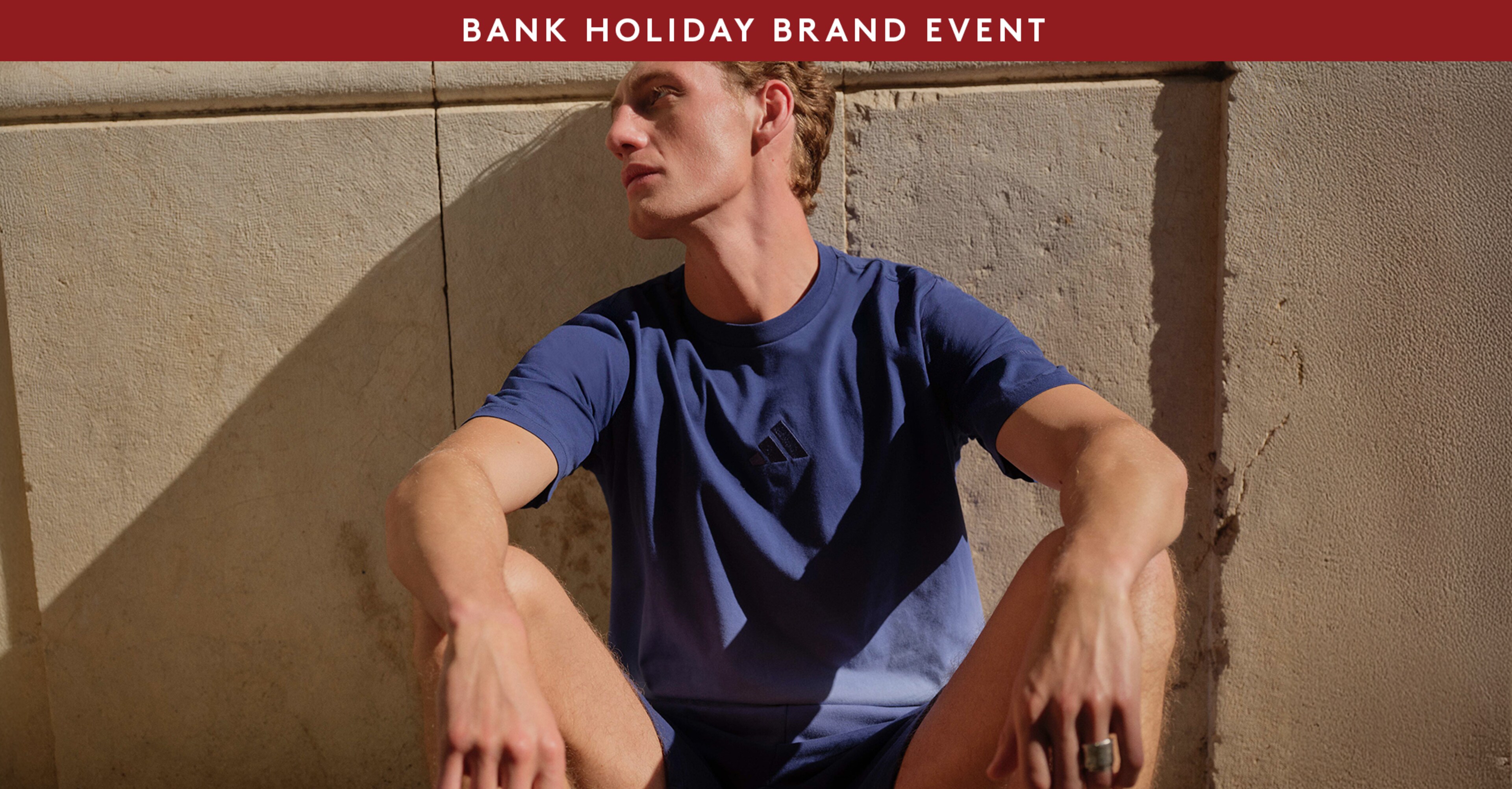 Bank Holiday Brand Event 20% Off* Clothing, footwear & brands. Use code: BRAND.
Model wears adidas ALL SZN Dip Dye T-Shirt