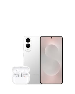 Samsung Galaxy S25 Edge 256GB Silver &amp; Samsung Galaxy Buds3 White Bundle