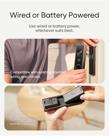 Eufy E340 2K Dual Video Doorbell with Chime