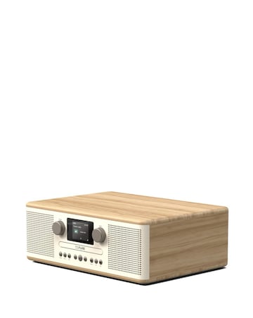 Pure Classic C D6 CD Player & Digital Radio White/Oak