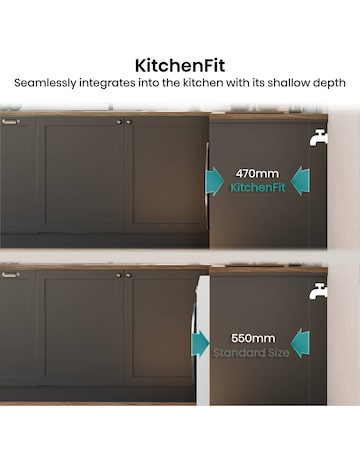 Hisense KitchenFit 5i Series WF5I9043BWFS 9kg Washing Machine - White