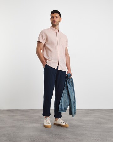 Linen Straight Fit Trouser
