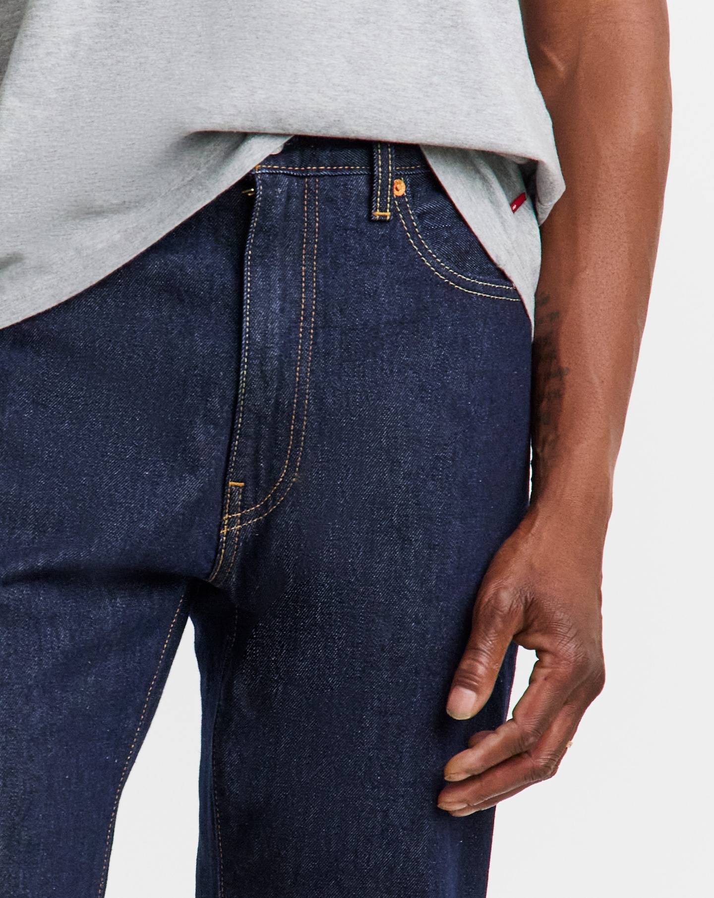 Levi's 555 Relaxed Straight Fit Jean - Dark Indigo | Jacamo