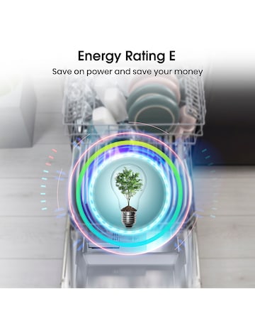 Hisense HS523E15BUK Slimline 10 Place Settings Dishwasher - Black