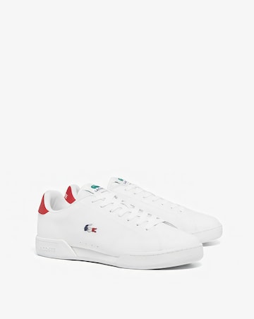 Lacoste Carnaby Cup Trainers - White/Navy/Red