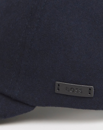 BOSS Dark Blue Wool Cap