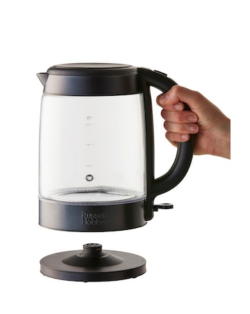 Russell Hobbs Illuminated Matte Black Glass Kettle