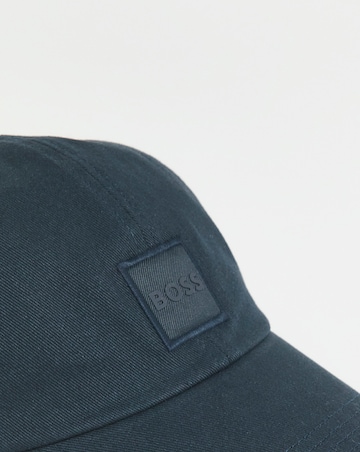 BOSS Classic Badge Cotton Cap - Navy