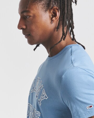 Tommy Jeans College Logo T-Shirt - Blue