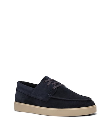 Clarks Lockford Boat Shoes - Navy