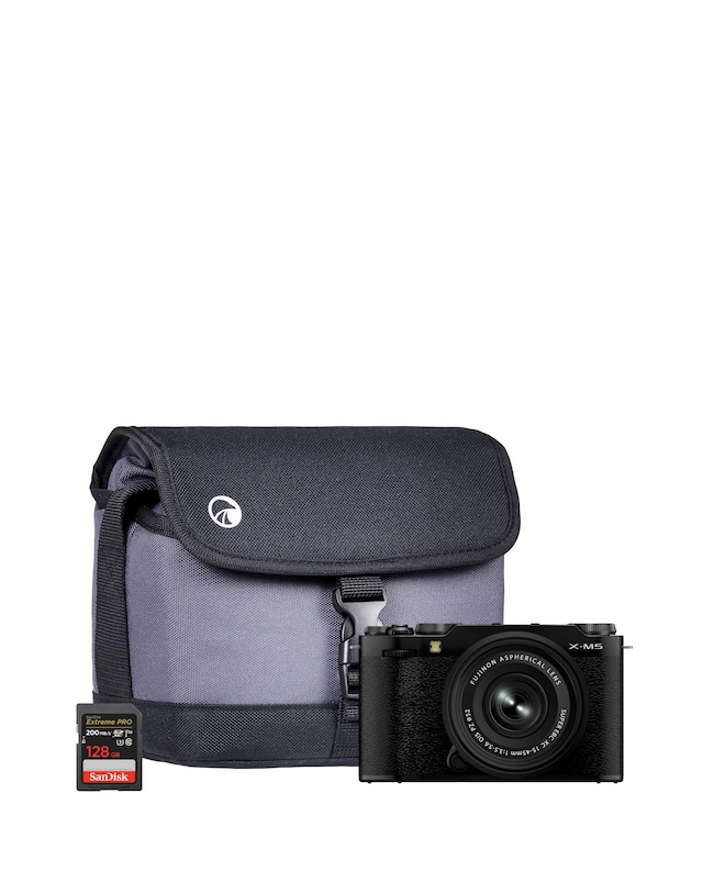 Fujifilm X-M5 Mirrorless Digital Camera - Black - Camera Bundle