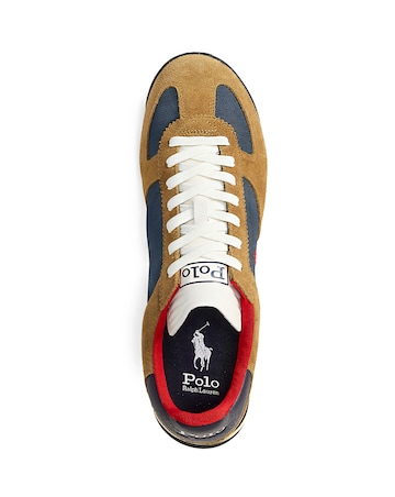 Polo Ralph Lauren Varick Trainers - Tan Multi