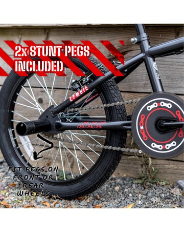 Zombie Plague 18 Inch Wheen Childrens BMX Bike