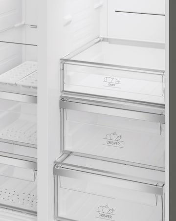 Hotpoint HPG26583WXP4UK Dual No Frost American Fridge Freezer - Silver