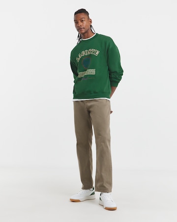 Lacoste Graphic Crew Sweat - Green