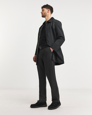 Regular Fit Pleat Front Stretch Formal Trouser