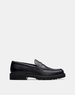 Clarks Berwick Leather Loafer - Black