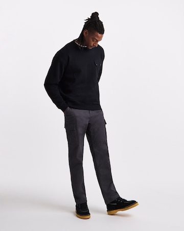 Barbour Leazes Crew Neck Sweatshirt - Black