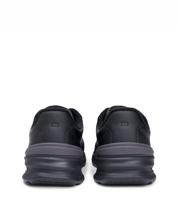 Tommy Hilfiger Leather Mix Retro Runner - Black