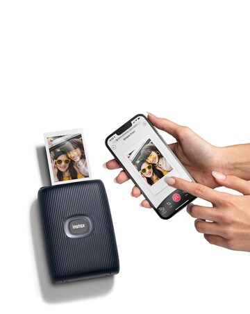 Fujifilm Instax Mini Link 2 Photo Printer with 20 Shot Film Pack - Space Blue