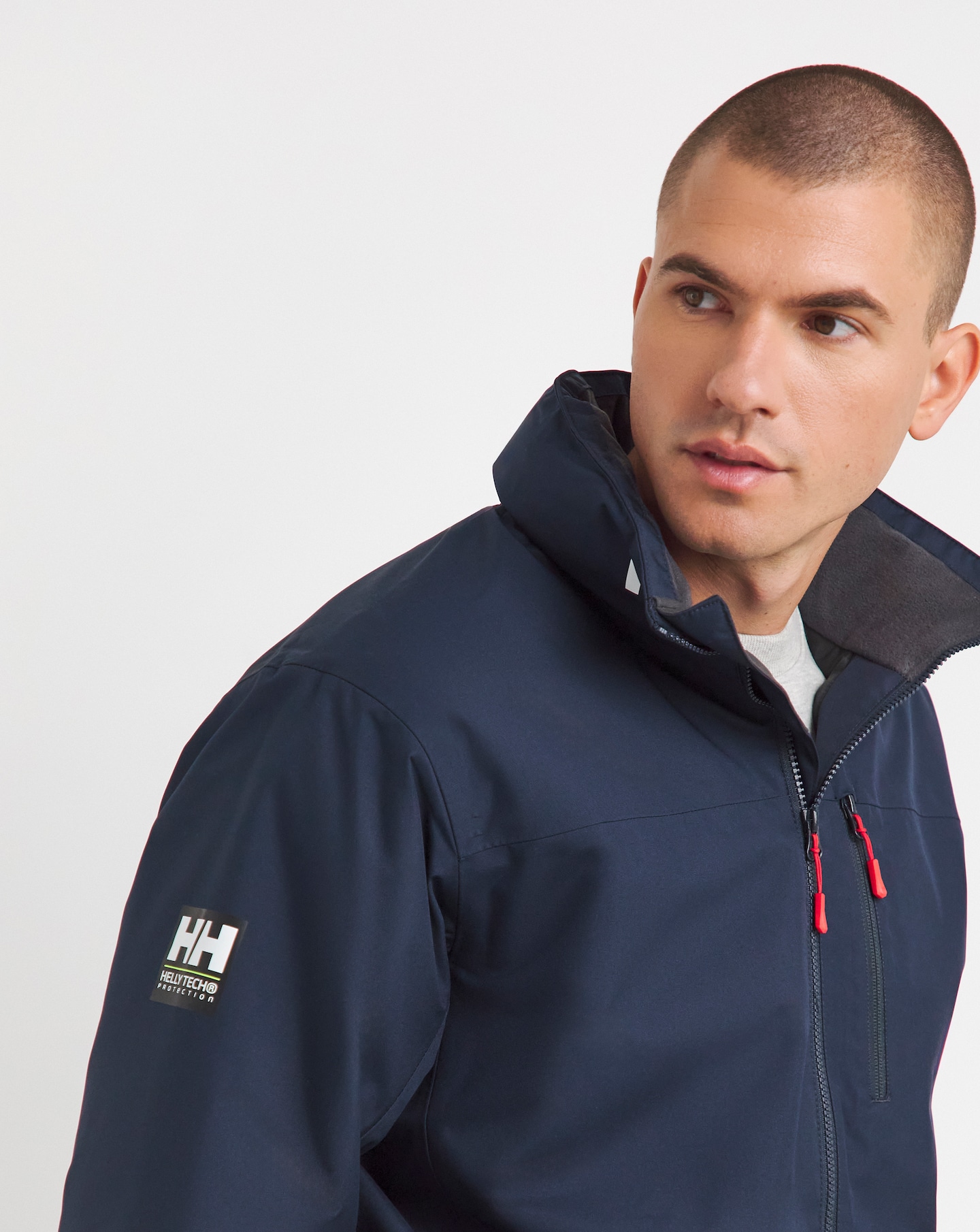 Helly Hansen Crew Hooded Midlayer Jacket | Jacamo