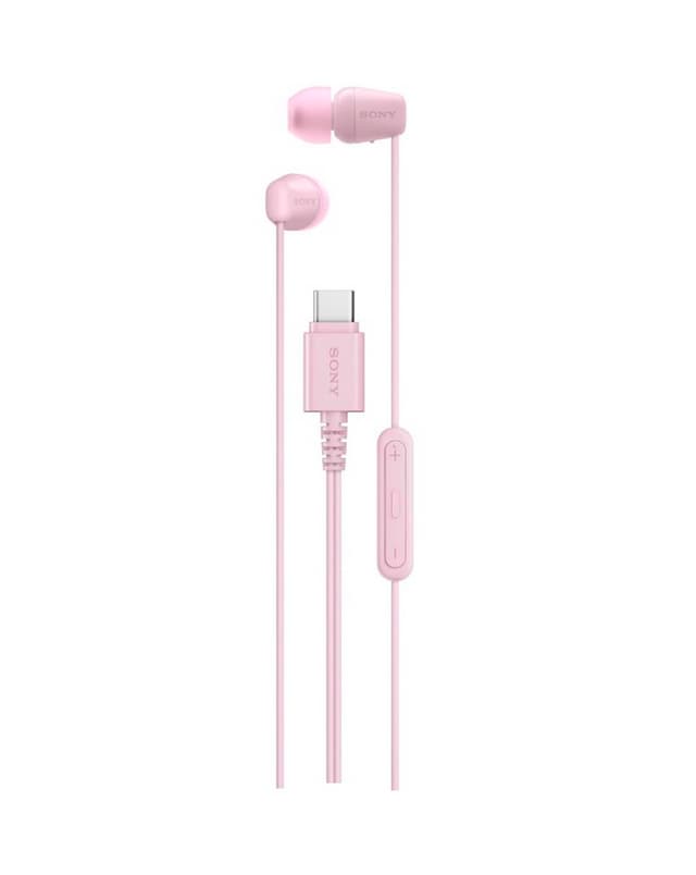 SONY IER-EX15C USB-C Wired Earphones - Pink
