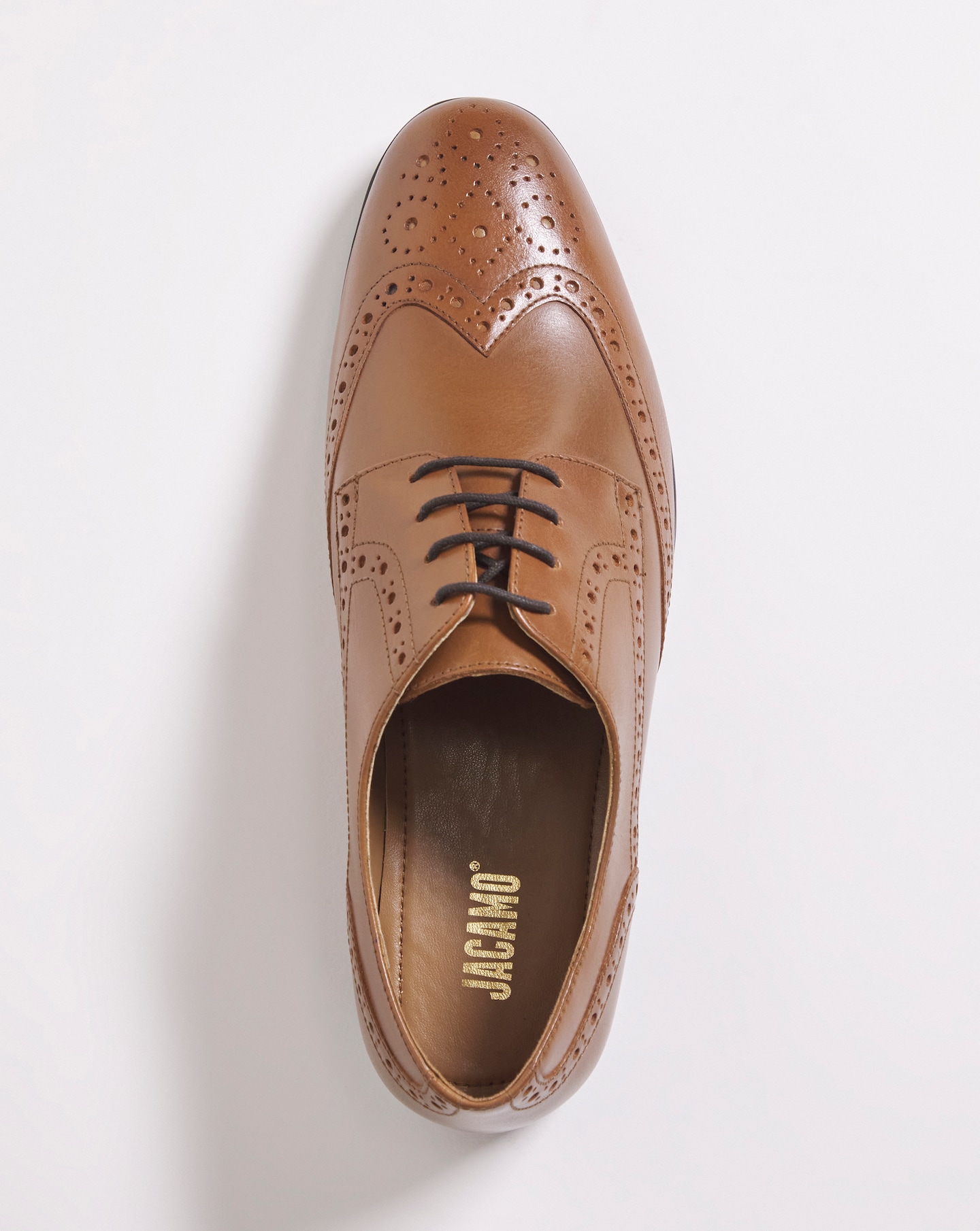 Formal Leather Brogue Wide Jacamo